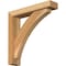 Ekena Millwork Thorton Block Rough Sawn Bracket w/ Offset Brace, Western Red Cedar, 4"W x 18"D x 18"H BKT0402X18X18THR05RWR - alternate 1